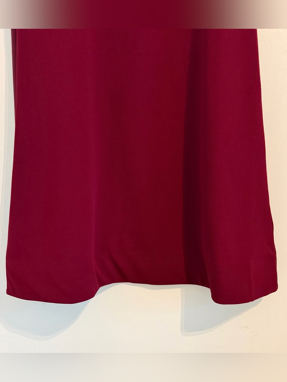 Fashion Nova Katarina Burgundy Strapless Maxi Gown Dress Size M - Picture 7 of 14